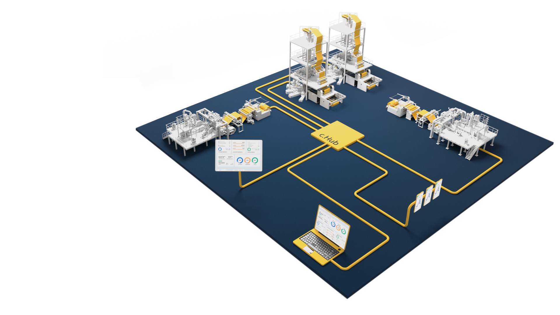 Reifenha&uuml;ser's 'digital ecosystem' is called c.Hub.