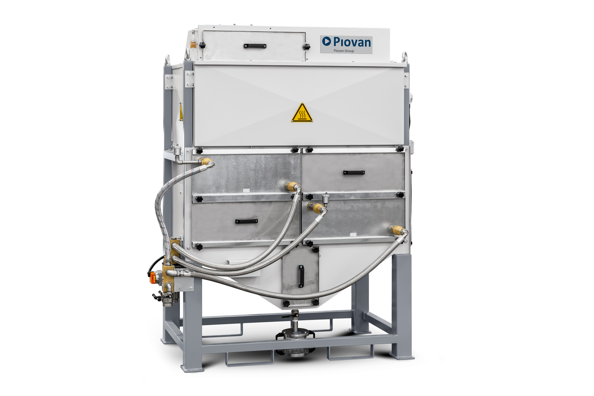 Piovan's Condenso removes VOCs from process air via an energy-efficient process.
