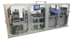 Shawpak's Rigid Blister Machine lets medical and pharmaceutical companies avoid supply chain problems by producing their own thermoformed trays on demand. Shawpak's Rigid Blister Machine lets medical and pharmaceutical companies avoid supply chain problems by producing their own thermoformed trays on demand.