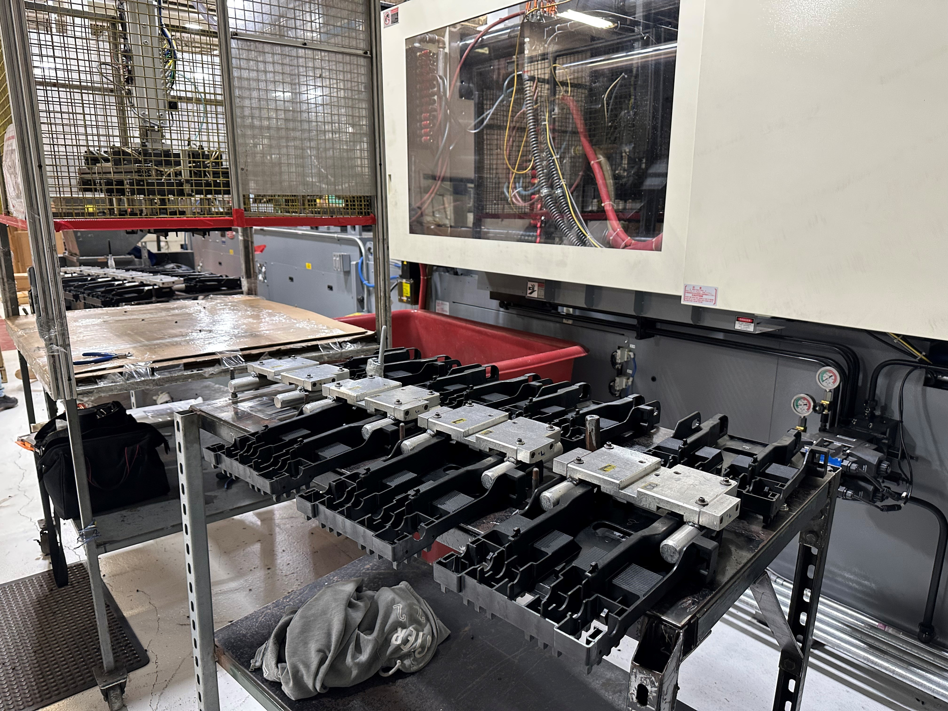 One of Venture Plastics' product lines is roof racks for mounting solar panels.