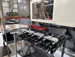 One of Venture Plastics' product lines is roof racks for mounting solar panels. One of Venture Plastics' product lines is roof racks for mounting solar panels.