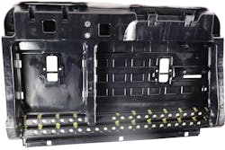 The 2022 Toyota Tundra pickup truck incorporates a new composite seatback design developed in cooperation with chemical company BASF, L&L Products Inc. and parts supplier Flex-N-Gate. The 2022 Toyota Tundra pickup truck incorporates a new composite seatback design developed in cooperation with chemical company BASF, L&L Products Inc. and parts supplier Flex-N-Gate.