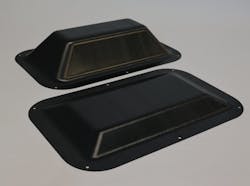 Tri-Mack’s lightweight thermoplastic composite enclosures can be produced in a range of materials and sizes to best meet end-use requirements. Tri-Mack’s lightweight thermoplastic composite enclosures can be produced in a range of materials and sizes to best meet end-use requirements.
