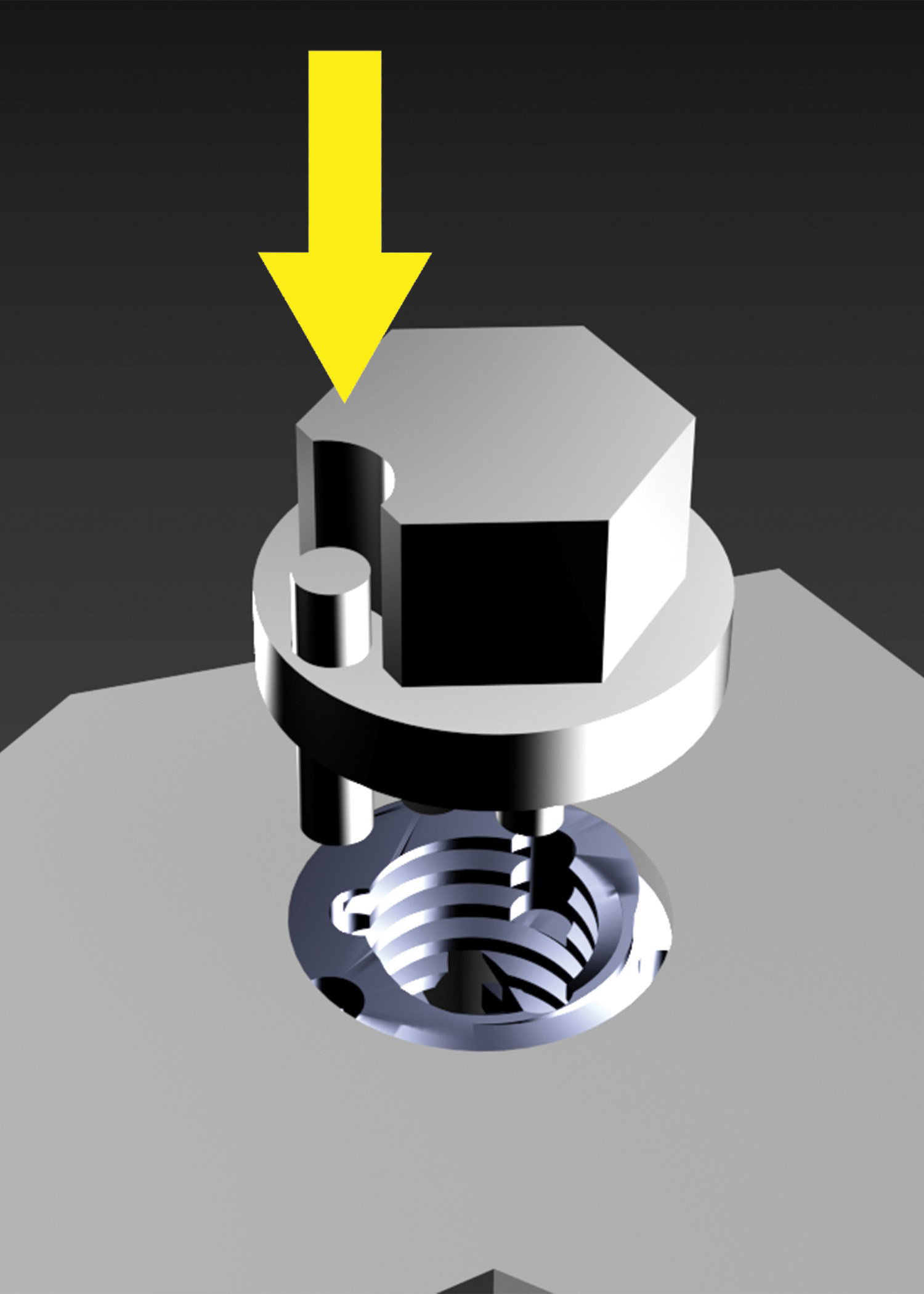 A new hex installer adds self-alignment capabilities for the C-Pin, which acts as a fail-safe against back-out on C-Sert thread repair inserts.