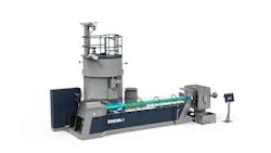 Erema's EcoGentle plasticizing technology improves productivity. Erema's EcoGentle plasticizing technology improves productivity.