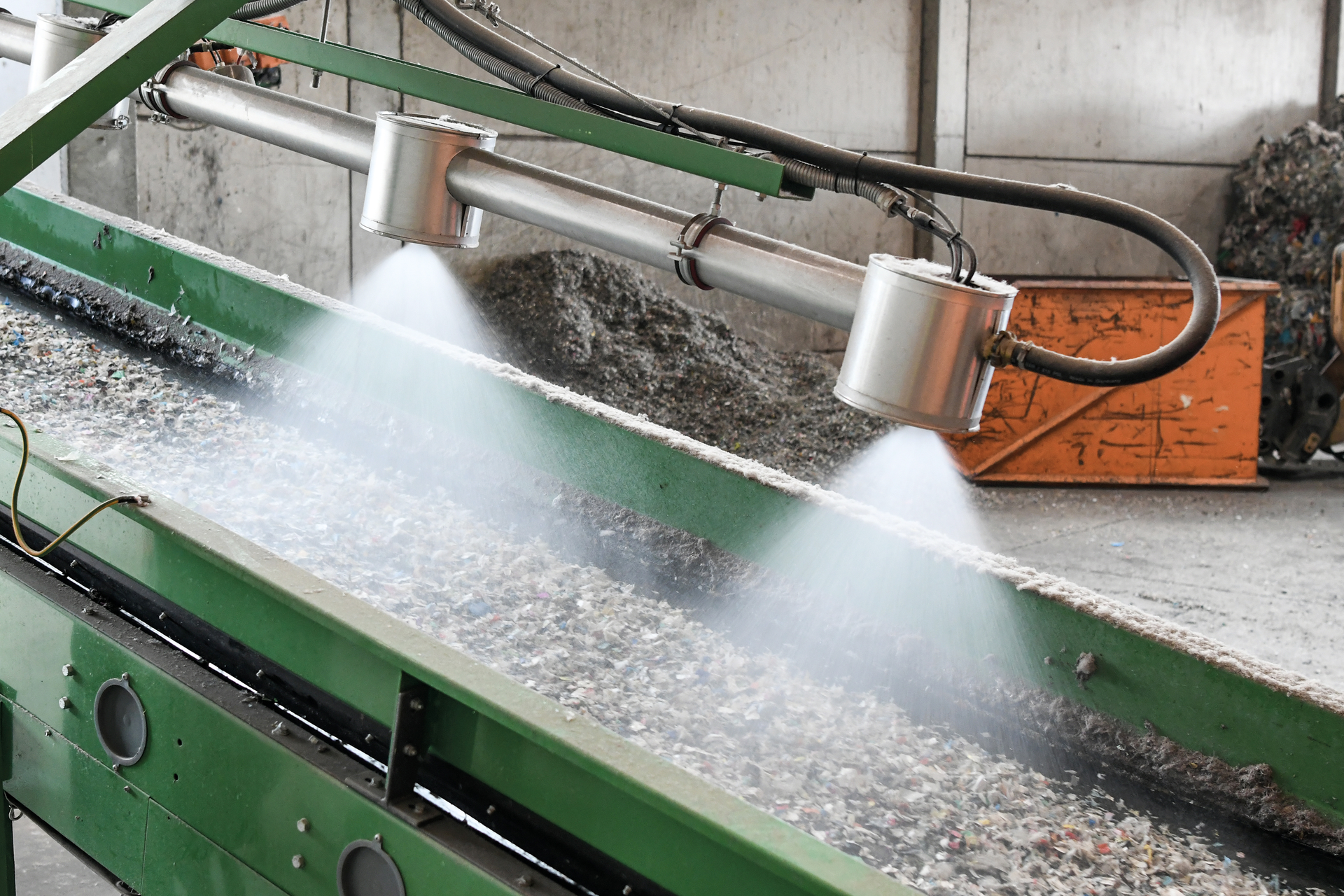 Lindner's Fire Prevention System allows processors to handle flammable materials.