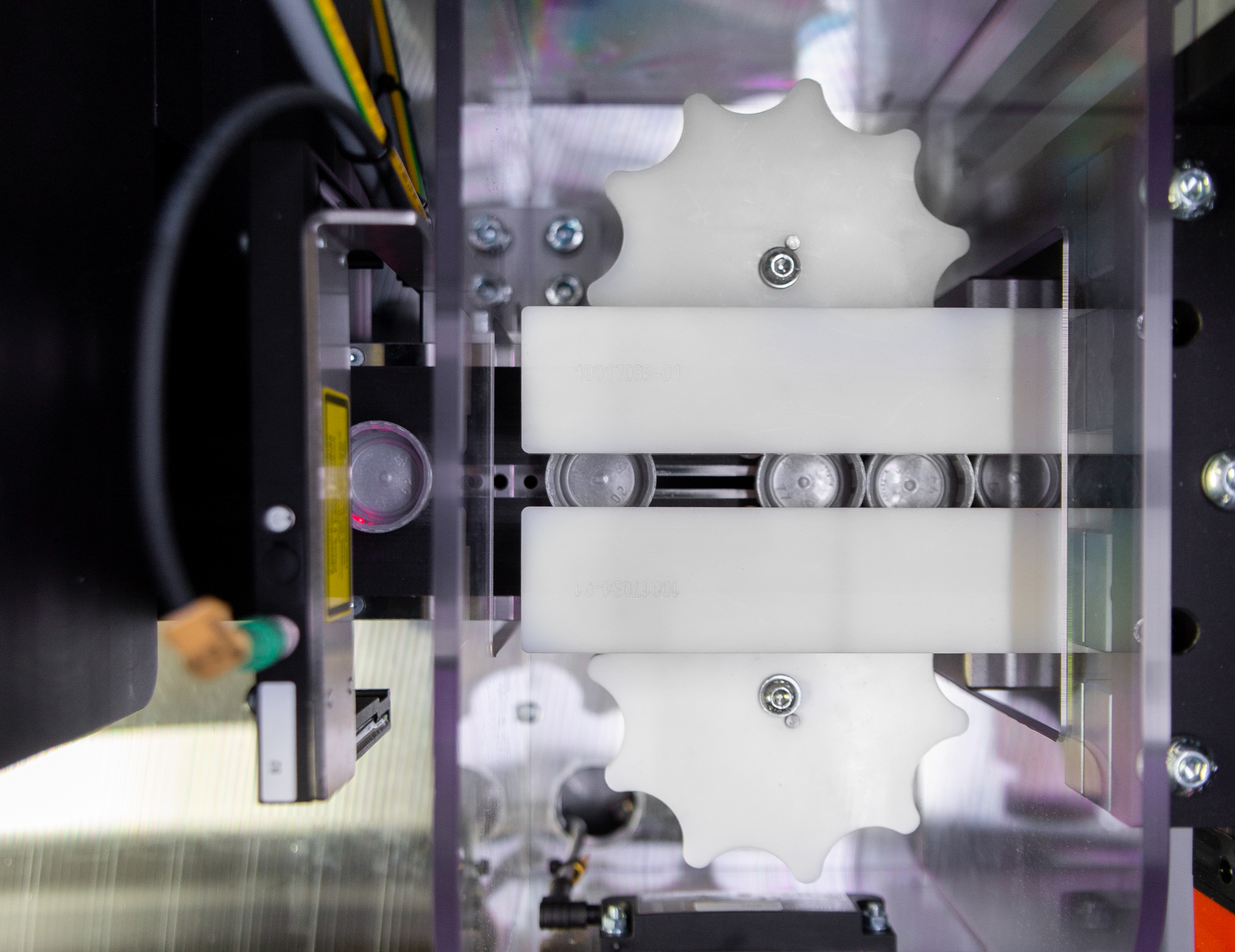 The new CapWatcher Q-Line for inspecting caps and closures uses as many as nine high-resolution cameras to provide 360-degree inspection of up to 40 features at a speed of up to 60 closures per second.