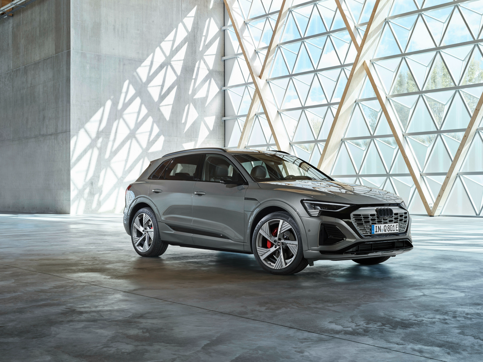 Audi&rsquo;s all-electric Q8 e-tron SUVs will have seatbelt buckle covers made with plastic recycled from automotive waste.