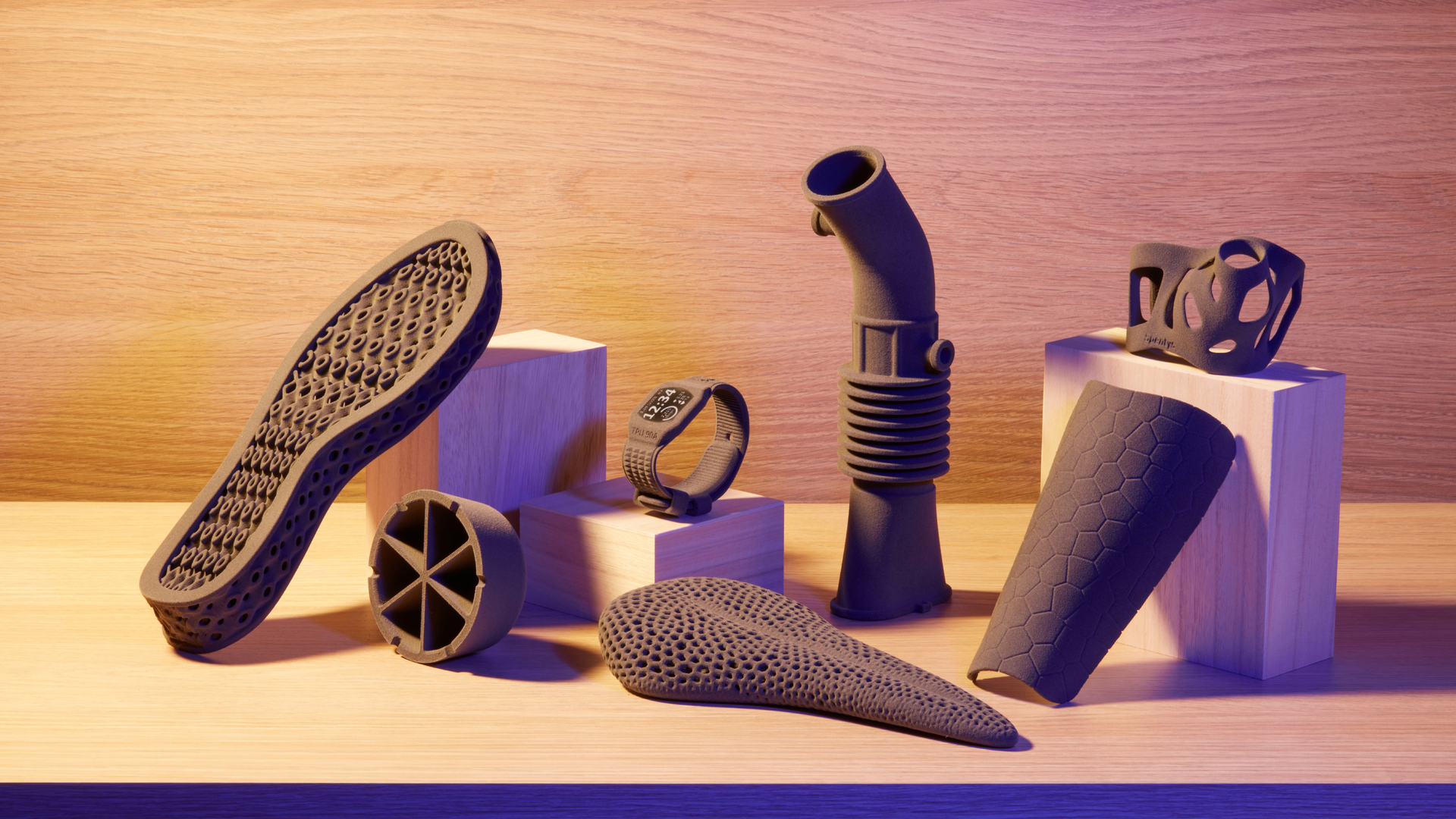 Formlabs' TPU 90A is suited for medical parts and soft-touch components like padding and cushions.