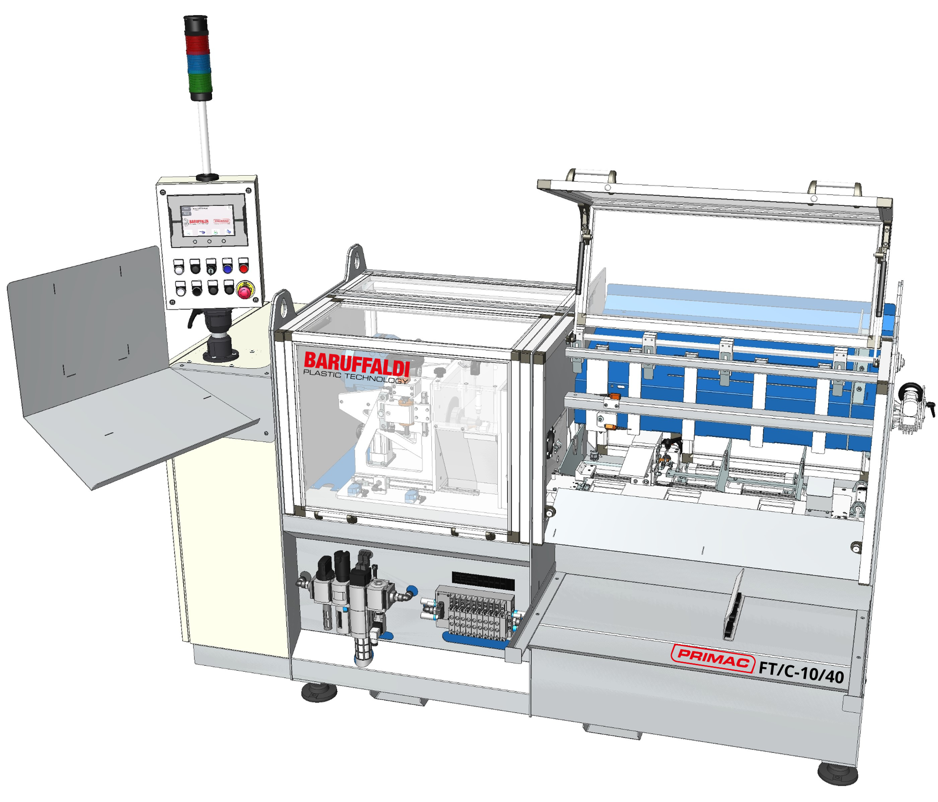Baruffaldi's FT/C-10/40 can cut a range of thread types.