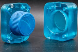 By 3D printing tooling, companies like PepsiCo can avoid the costs, time and logistical hurdles associated with the traditional mold making process. For its modular tooling for blow molding bottles, PepsiCo uses Nexa3D's xPEEK material. The time to design and manufacture the tooling is 5 days, and each set delivers over 15,000 shots. By 3D printing tooling, companies like PepsiCo can avoid the costs, time and logistical hurdles associated with the traditional mold making process. For its modular tooling for blow molding bottles, PepsiCo uses Nexa3D's xPEEK material. The time to design and manufacture the tooling is 5 days, and each set delivers over 15,000 shots.