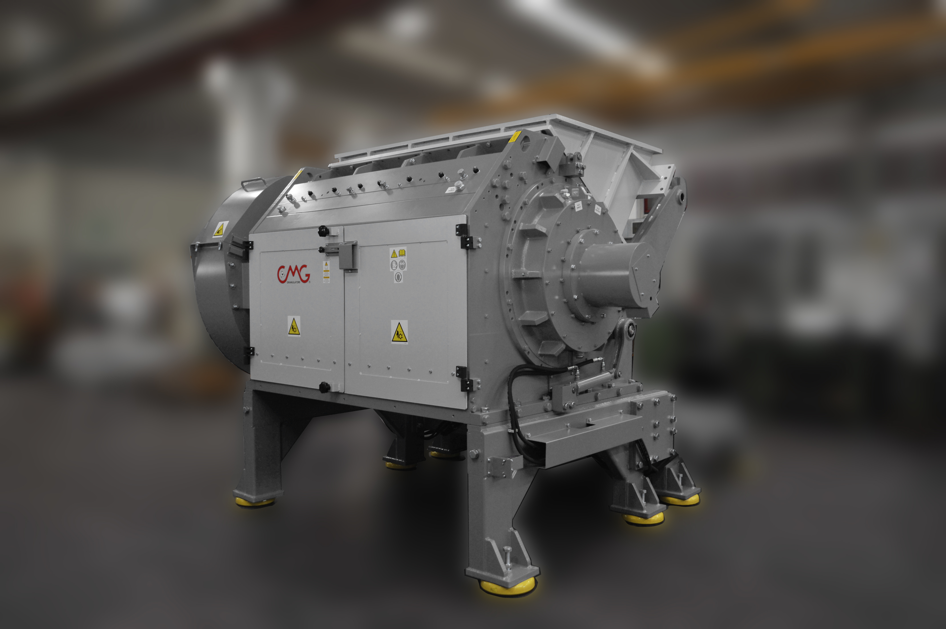 CMG has redesigned the cutting chamber on its Evoluzione granulators, including this EV916.