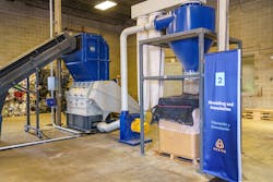 Processing equipment at CRDC Global's factory in York, Pa. Processing equipment at CRDC Global's factory in York, Pa.