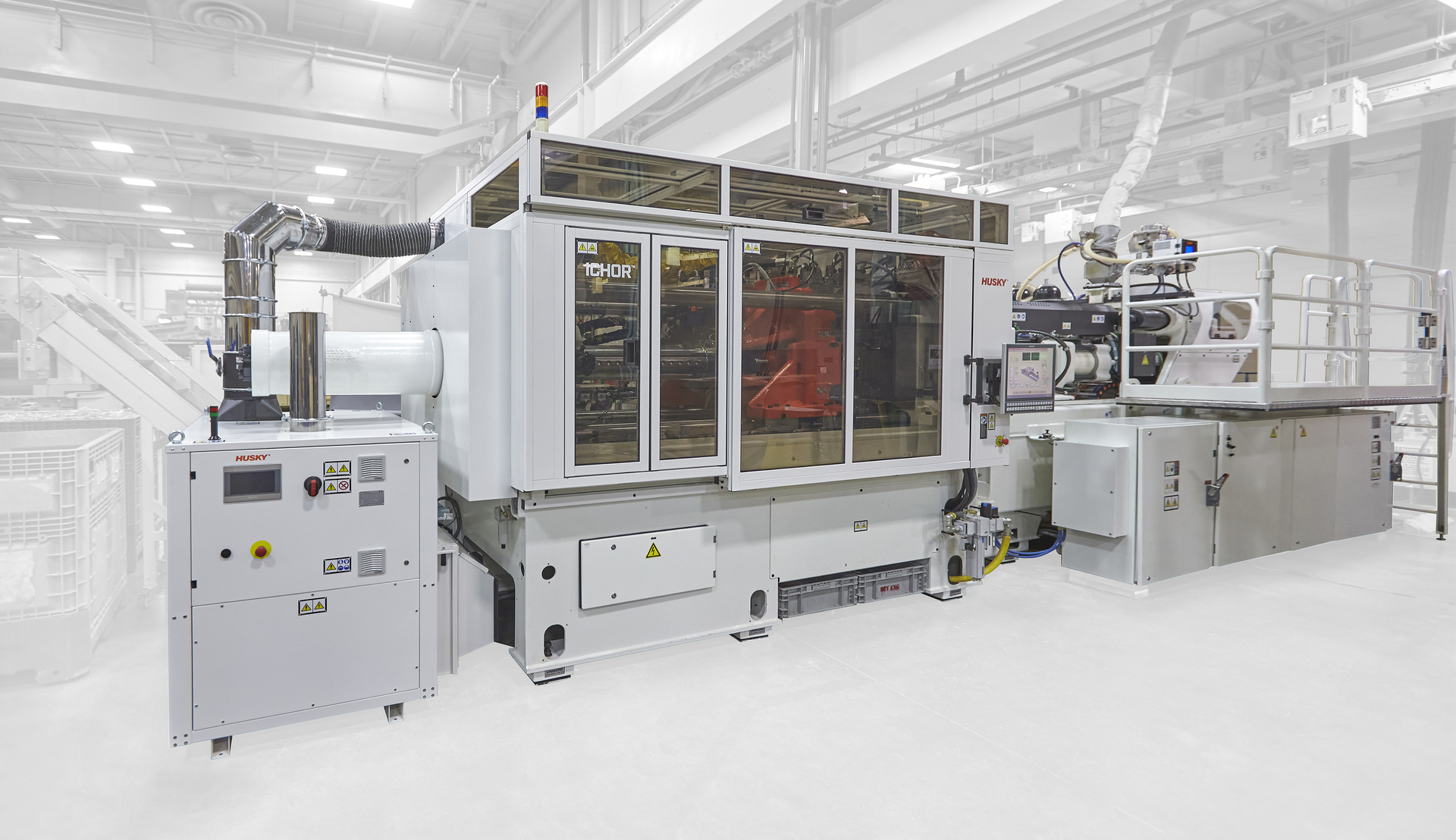 Husky's new Ichor brand will include everything -- hot runner and mold, press, robot, auxiliaries and remote monitoring system -- necessary for manufacturing certain medical products, such as syringes.