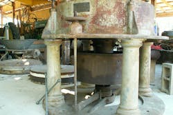 Munson Machinery Co. is celebrating its 200th anniversary. Shown is a Munson 4-Column Buhr Mill under restoration. Munson Machinery Co. is celebrating its 200th anniversary. Shown is a Munson 4-Column Buhr Mill under restoration.