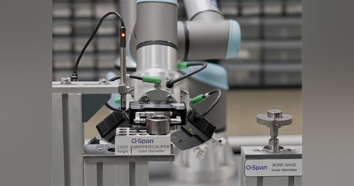 Thread-gauging system works with UR cobots | Plastics Machinery ...