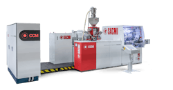 The new CMFlow extruder makes Sacmi's compression molding machines more efficient. The new CMFlow extruder makes Sacmi's compression molding machines more efficient.
