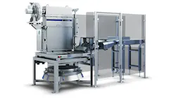 The SA VS800 bag tipping system can automatically cut through multilayer bags of plastic powder. The SA VS800 bag tipping system can automatically cut through multilayer bags of plastic powder.