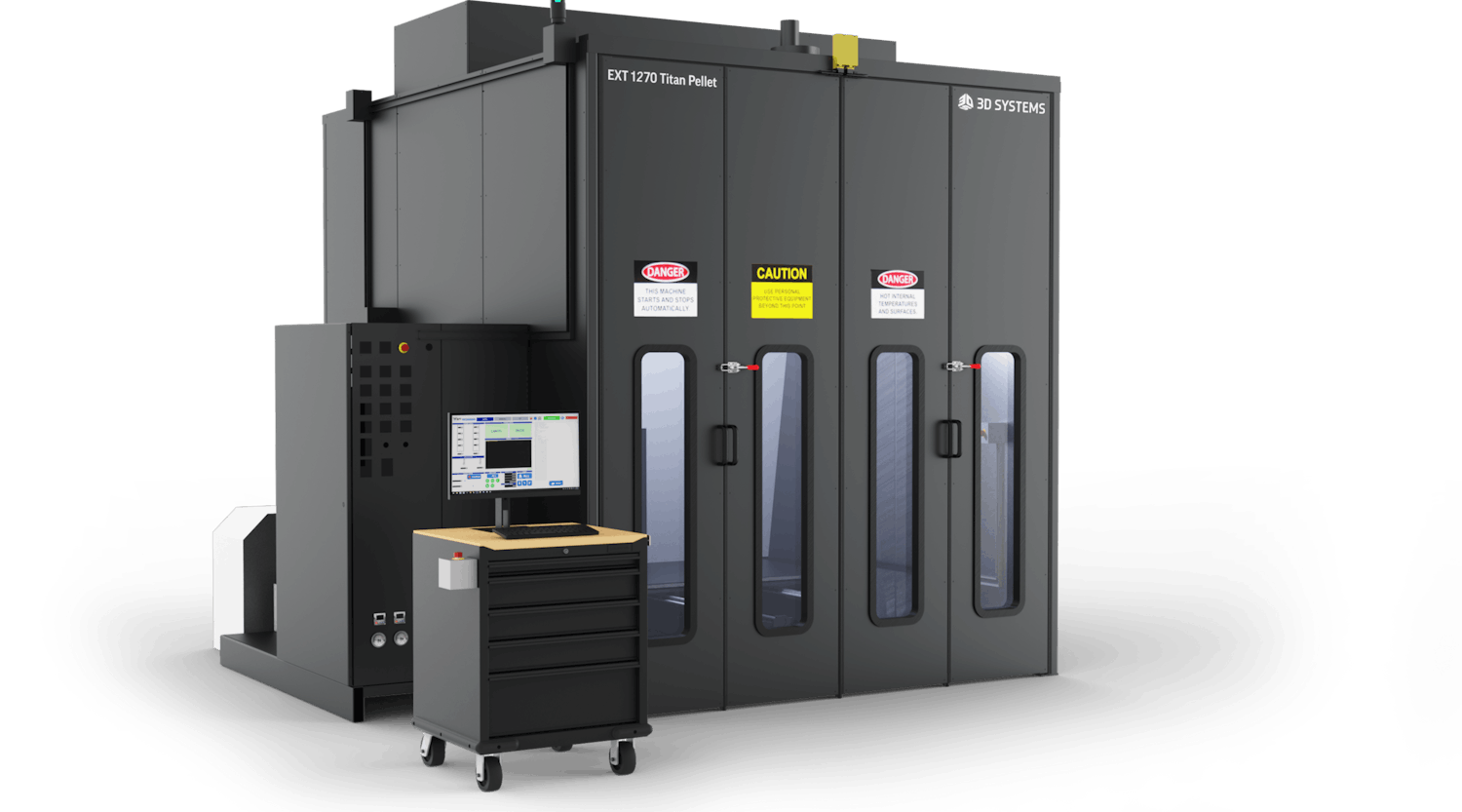 Duo Form uses its 3D Systems EXT 1270 Titan Pellet (formerly known as Titan Atlas 3.6) 3D printer to produce thermoforming molds.