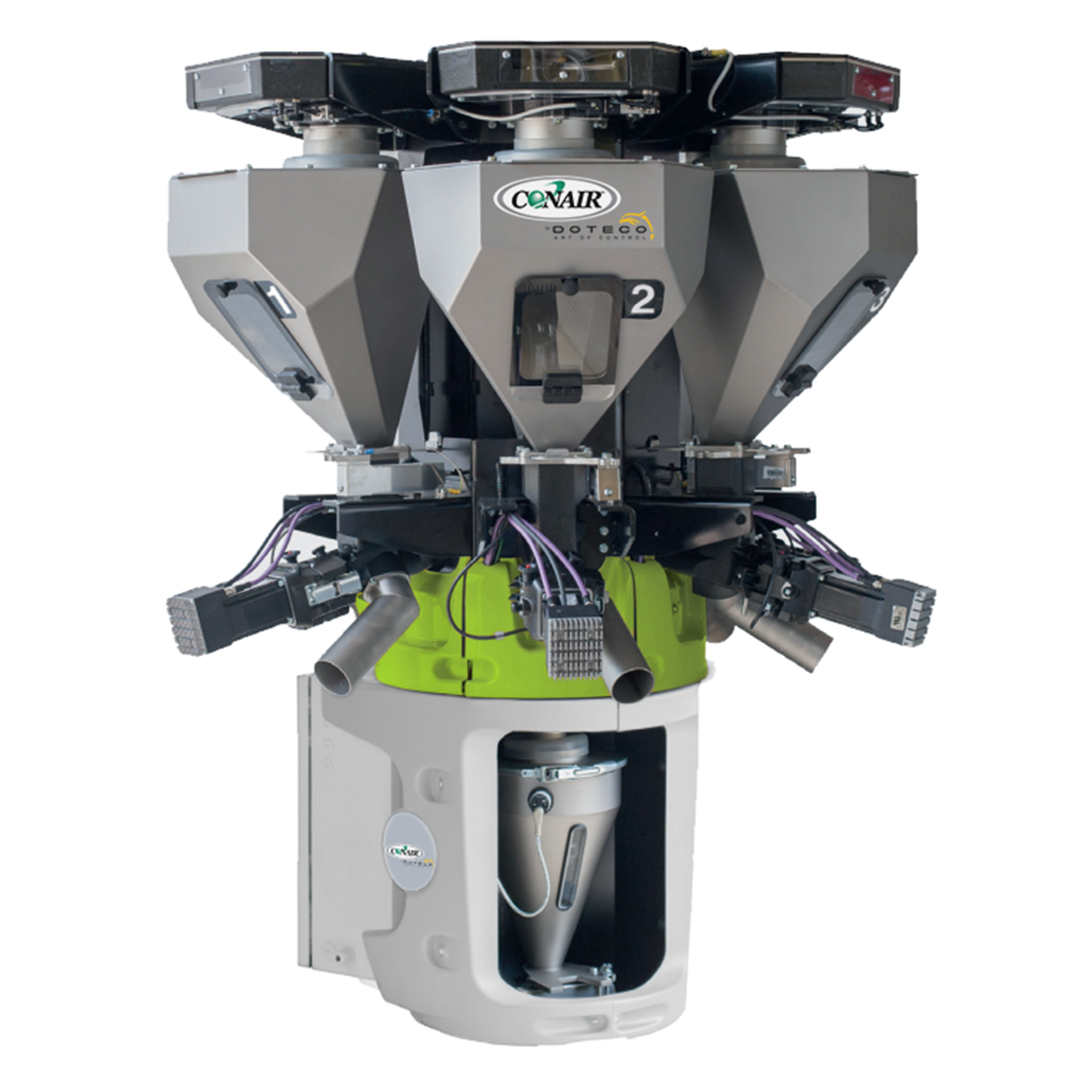 The Blendo Adroit continuous loss-in-weight blender from Conair by Doteco is well-suited for the fiber extrusion market.