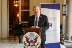 Mike Duff, VP of sales and service for Graham Engineering, spoke at an event in the Czech Republic. Mike Duff, VP of sales and service for Graham Engineering, spoke at an event in the Czech Republic.