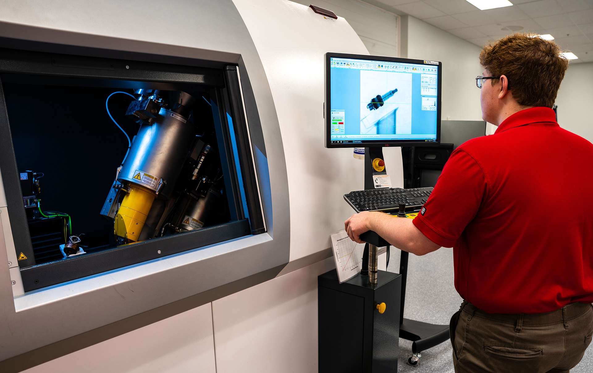 The metrology lab at the Ohio facility that now houses IPM, Exact Metrology and OASIS Alignment Services.