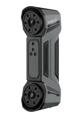 Shining 3D’s FreeScan Combo combines blue-laser and infrared light sources, and can be used for metrology-grade inspection, fine scanning and reverse-engineering tasks.