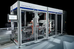 The latest generation of the Cermex ProSelex is faster than earlier versions, and can handle containers with awkward geometries while protecting them from scratches and damage. The latest generation of the Cermex ProSelex is faster than earlier versions, and can handle containers with awkward geometries while protecting them from scratches and damage.