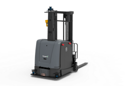 ForwardX Robotics’ Apex C1500-L autonomous forklifts can safely navigate a busy work environment while carrying a payload of up to 3,306 pounds. ForwardX Robotics’ Apex C1500-L autonomous forklifts can safely navigate a busy work environment while carrying a payload of up to 3,306 pounds.