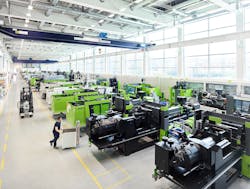 Engel has implemented lean production processes for all its processes, including final assembly of injection molding machines.