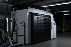 JuggerBot 3D’s Tradesman-series P3-44 3D printer is fed with standard resin pellets to print with a method the company calls Fused Granulate Fabrication (FGF). JuggerBot 3D’s Tradesman-series P3-44 3D printer is fed with standard resin pellets to print with a method the company calls Fused Granulate Fabrication (FGF).