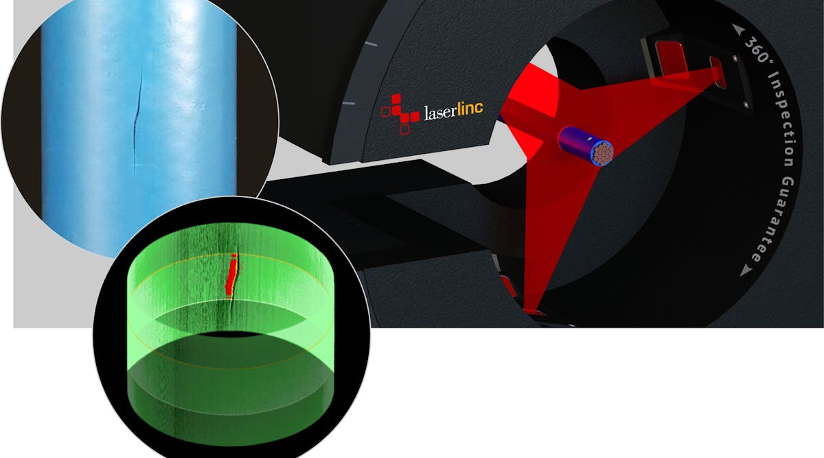 LaserLinc&apos;s FlawSense offers precise detection of flaws in products including tube and pipe.