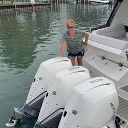 With homes and boats in both Michigan and Florida, manufacturing consultant Laurie Harbour enjoys her time on the water. With homes and boats in both Michigan and Florida, manufacturing consultant Laurie Harbour enjoys her time on the water.