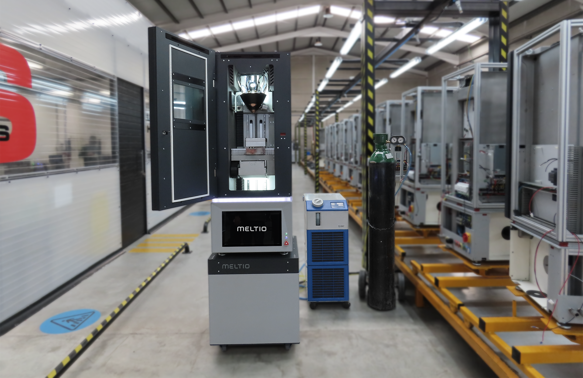 Meltio manufactures metal 3D printers such as this M450.