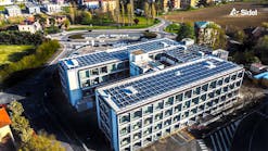 Sidel installed 5,000 solar panels on its facility in Parma, Italy, which is expected to generate 40 of the plant's electricity needs by early 2024 while cutting its CO2 emissions by 871 metric tons annually. Sidel installed 5,000 solar panels on its facility in Parma, Italy, which is expected to generate 40 of the plant's electricity needs by early 2024 while cutting its CO2 emissions by 871 metric tons annually.