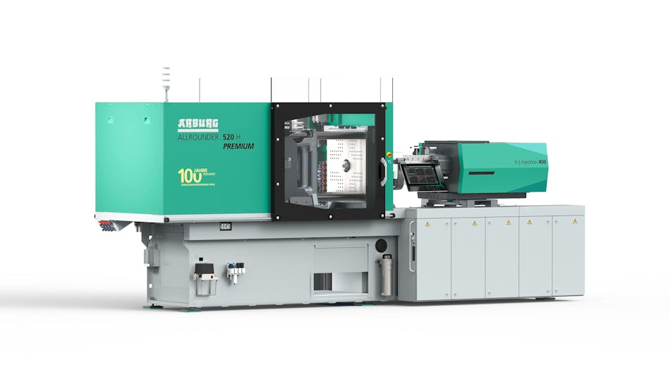 Arburg&apos;s Allrounder 520 H hybrid IMM is available in three versions.