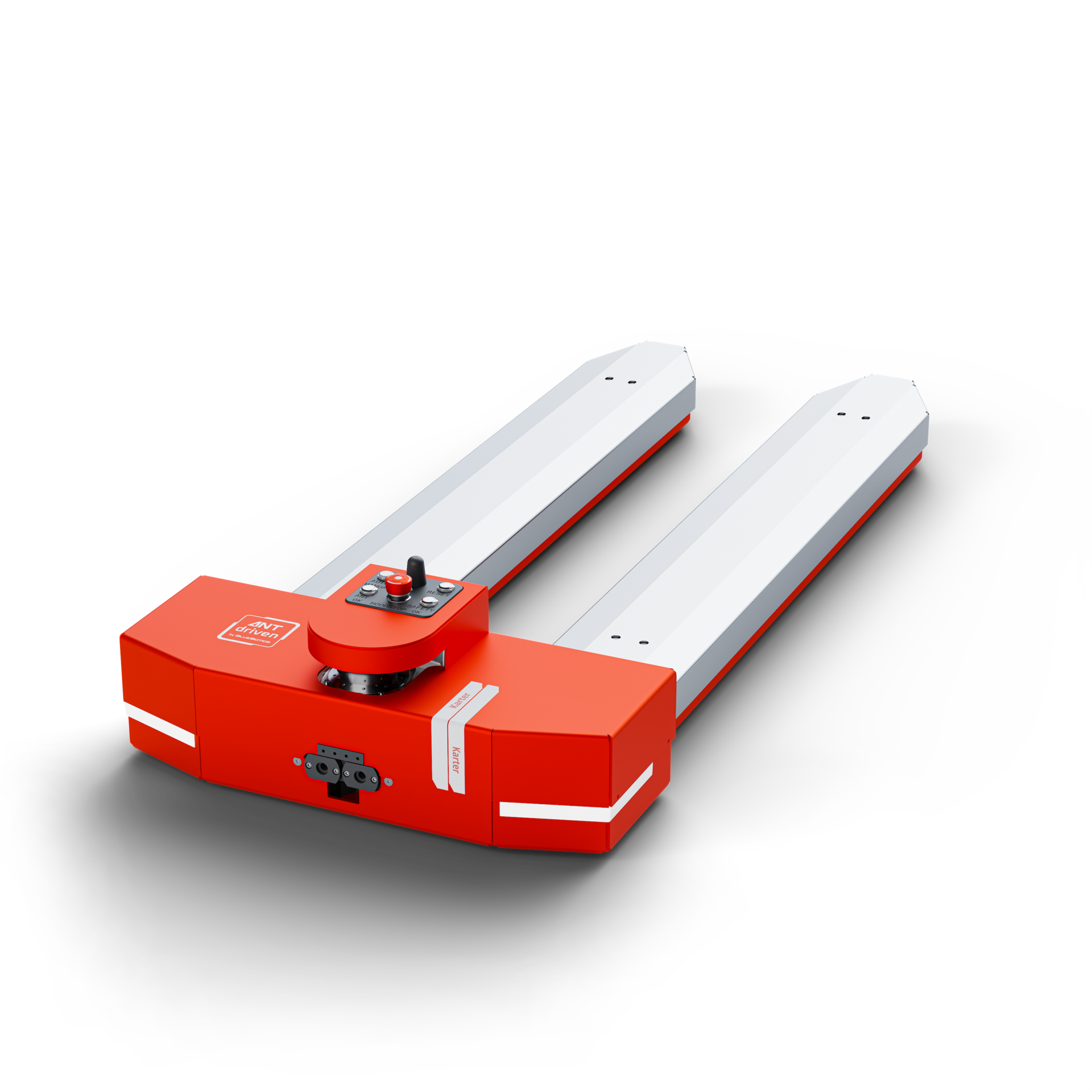 The Karter Kompakt automated pallet truck has a maximum payload of 3,306 pounds.