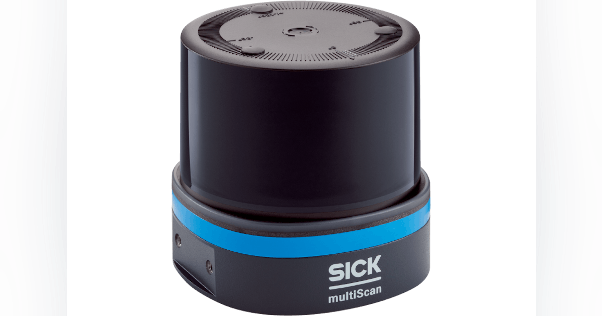 Sick multiScan100 lidar gives mobile robots a 360-degree view ...