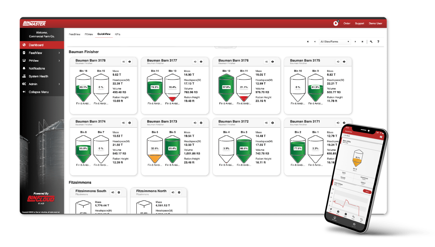 BinMaster's updated BinCloud 1.9 gives users a cloud-based method of monitoring solids, powders and liquids stored in bins, silos and tanks. This new version introduces features including parent/child accounts and Autosave Original Settings, which protects users against loss of information.