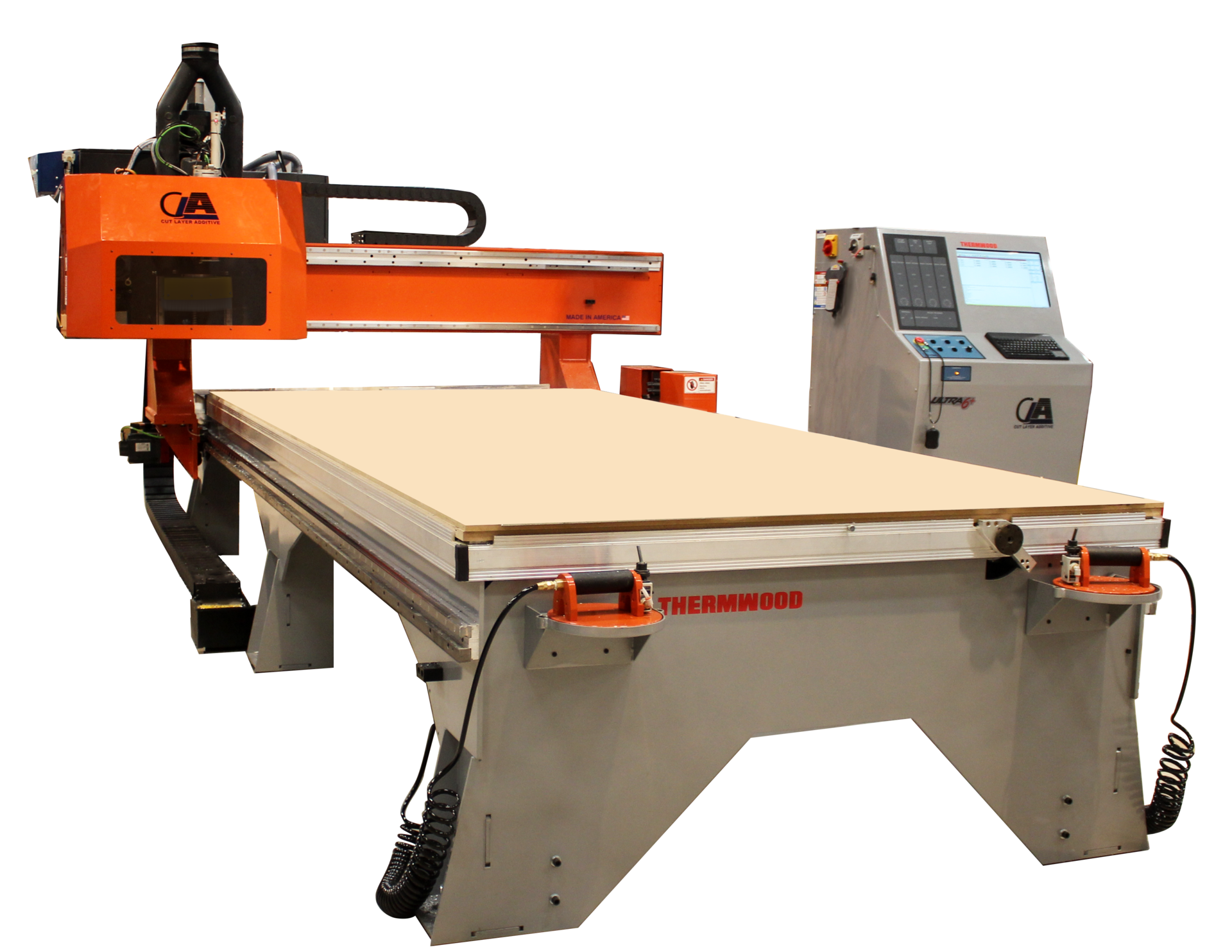 The Thermwood CLA machine can be used to create economical aluminum molds.