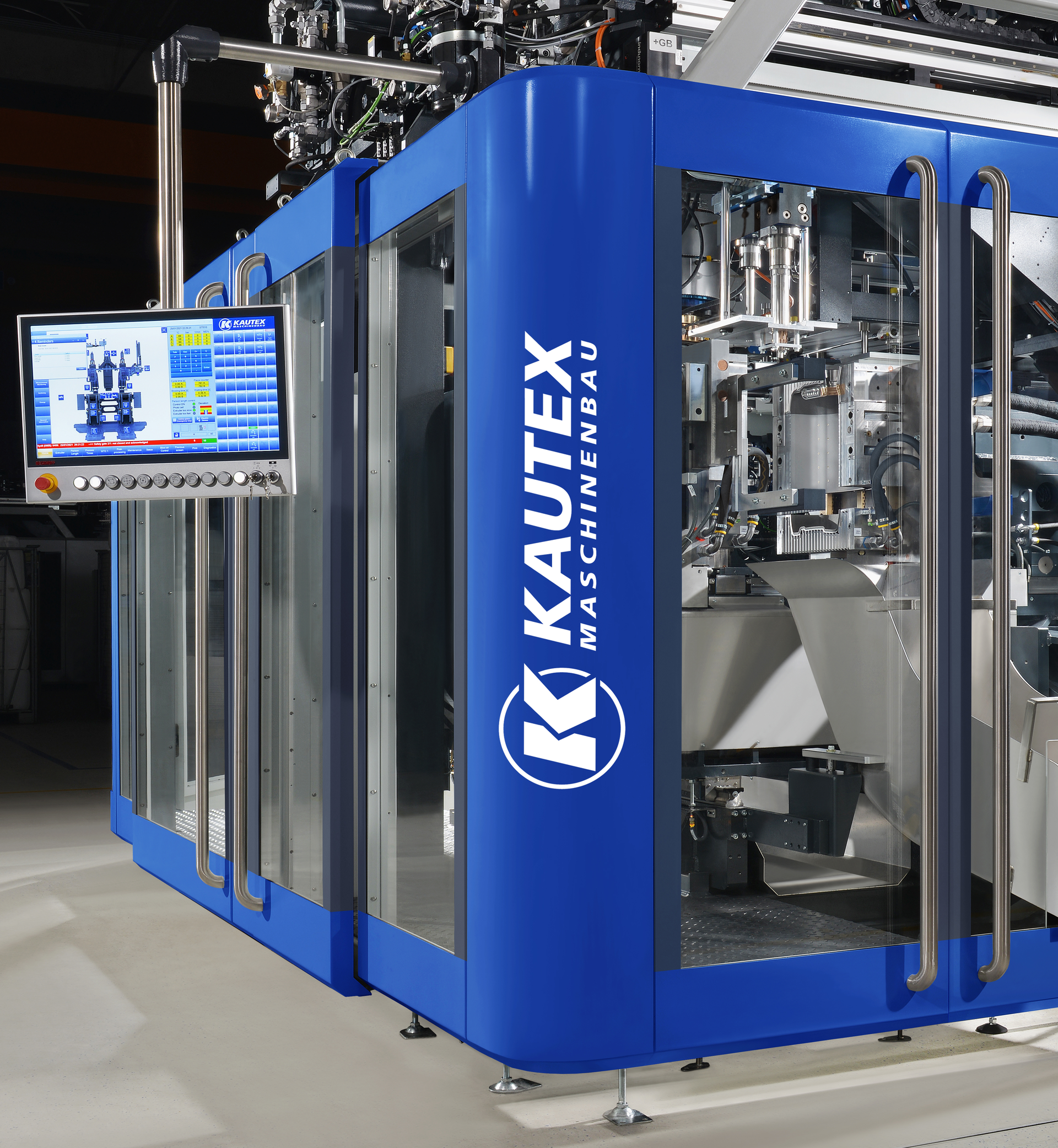 A Kautex Skyreef blow molding machine