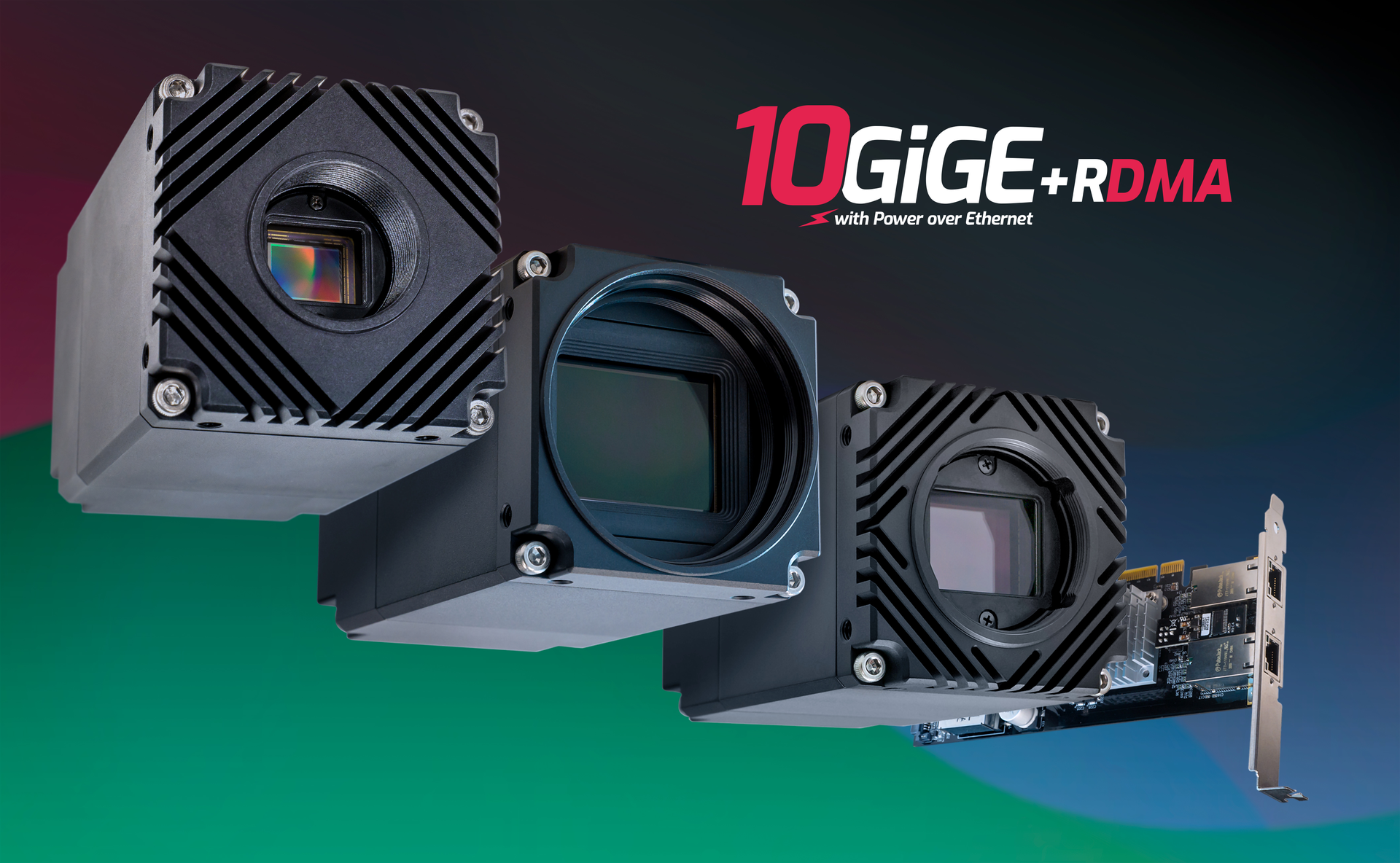 Lucid's Atlas10 10GigE cameras now come with remote direct memory access (RDMA) technology to optimize speed and image quality.