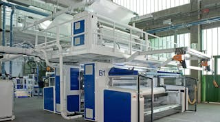 Colines&apos; new Polyblown 5-Layer POD line can process post-consumer recycled (PCR) resins into five-layer films.