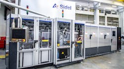Sidel&rsquo;s new EvoBlow XL blow molder can produce PET containers with up to 10 liters of capacity, suitable for water, edible oil and food.