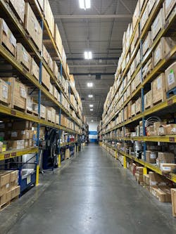 KraussMaffei's parts storage in Florence, Ky. KraussMaffei's parts storage in Florence, Ky.