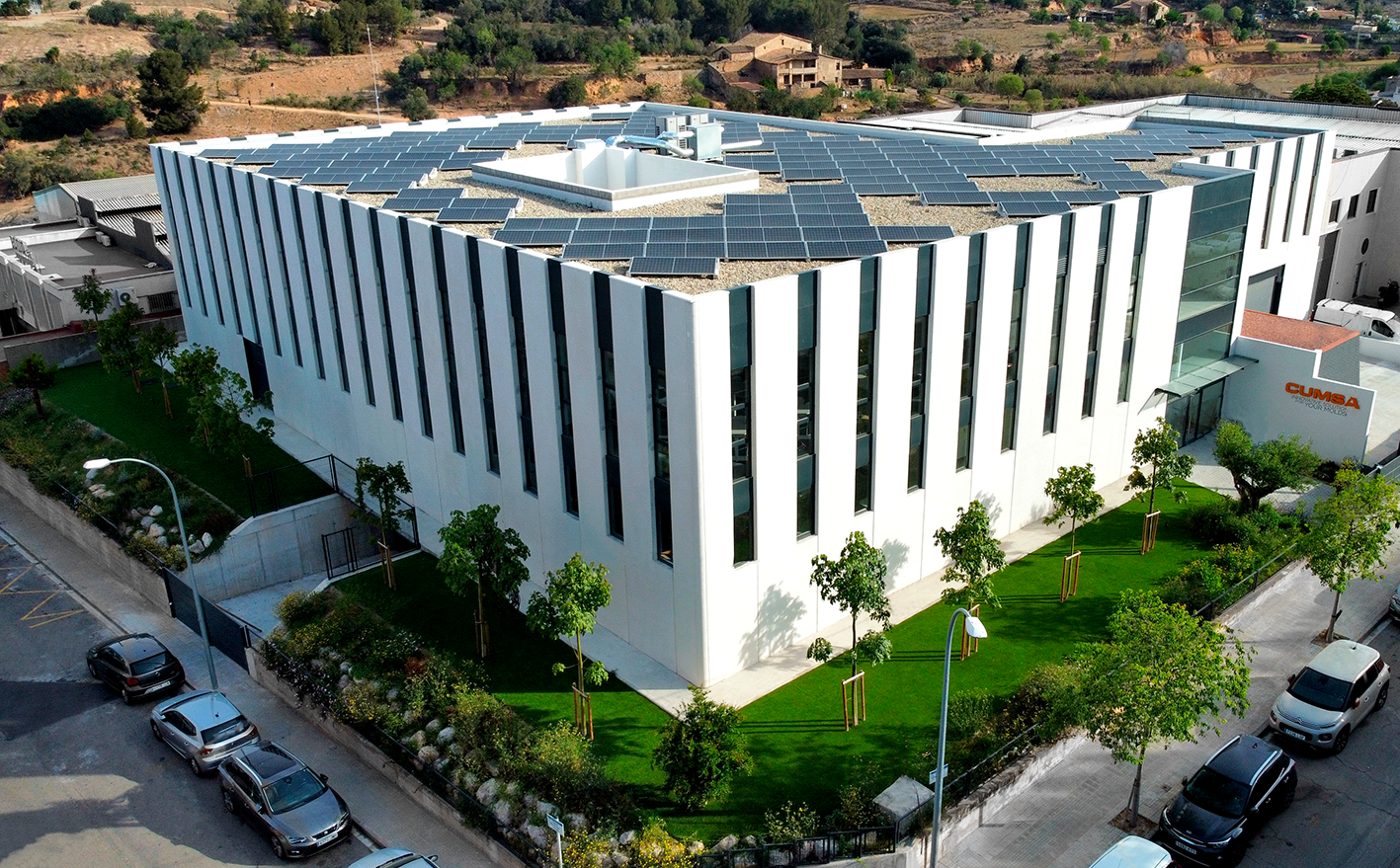 Cumsa has moved into this new headquarters in Barcelona, Spain.