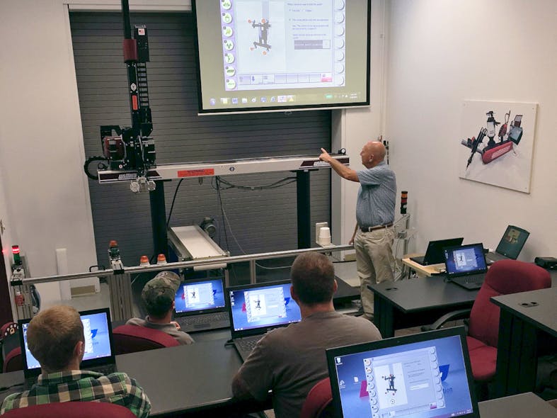 Wittmann offers its customers robotics training at a number of locations, including at its Midwest Tech Center in South Elgin, Ill.