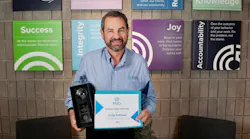 Craig Potthast, a plastics trainer at Central Community College in Columbus, Neb., was recognized with RJG's 2023 Qualified Trainer of the Year award.
