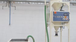 Rotoline's Automatic Weighing System weighs and dispenses precise batches into a container to match the requirements of the mold. Rotoline's Automatic Weighing System weighs and dispenses precise batches into a container to match the requirements of the mold.