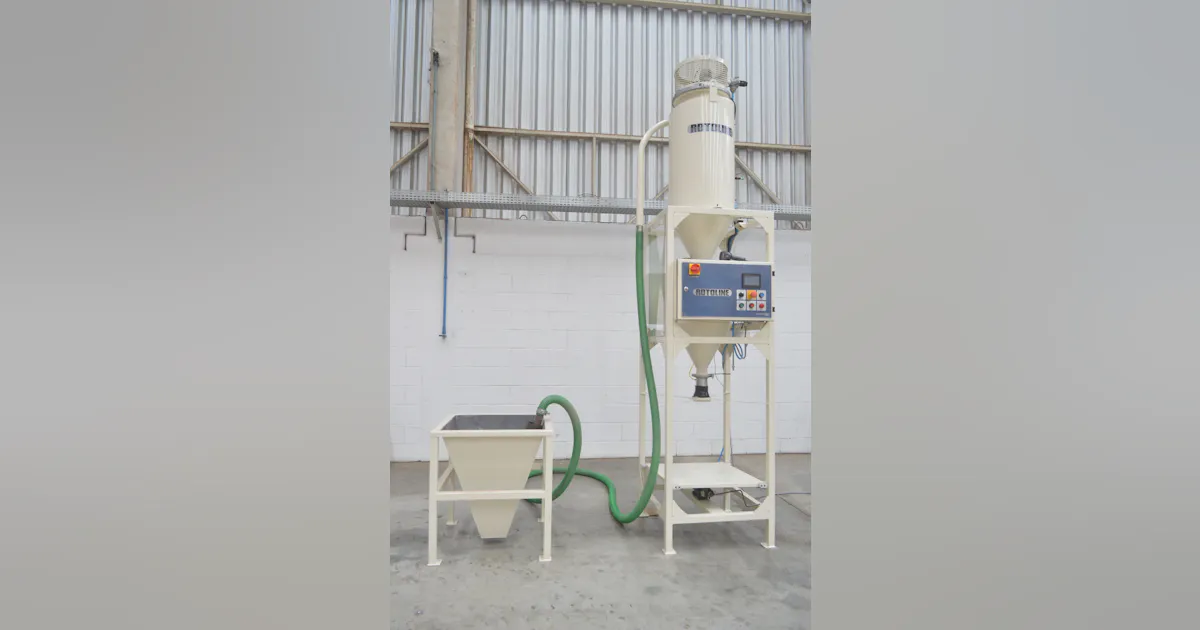 Rotoline Rotoline system dispenses powder for rotomolding | Plastics Machinery ...